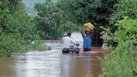 অতিবৃষ্টির বন্যায় উড়িষ্যায় ১১ হাজার মানুষ বাস্তুচ্যুত