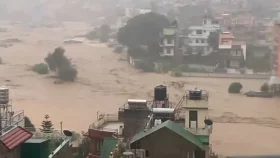 বন্যা-ভূমিধসে বিপর্যস্ত নেপালে মৃত্যু বেড়ে ১৯২