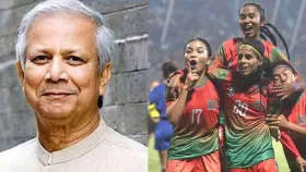 সাফজয়ী নারী ফুটবলারদের সংবর্ধনা দেবেন প্রধান উপদেষ্টা