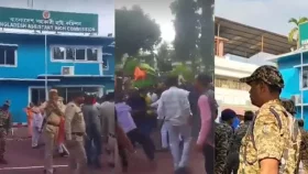 আগরতলায় বাংলাদেশের সহকারী হাইকমিশনে হামলা, ভারতের দুঃখ প্রকাশ