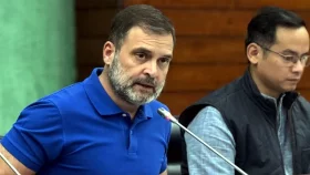 লোকসভায় ধাক্কাধাক্কির ঘটনায় রাহুলের বিরুদ্ধে মামলা