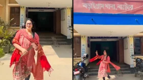 থানার সামনে নেচে গেয়ে ভিডিও ধারণ, আওয়ামী লীগ নেত্রী গ্রেপ্তার