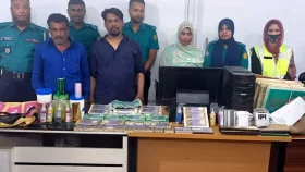 ২০ লাখ টাকার জাল নোটসহ গ্রেপ্তার তিন
