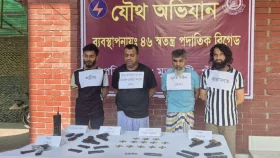 শীর্ষ সন্ত্রাসী সুব্রত বাইনসহ চারজন গ্রেপ্তার