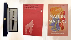 ড. ইউনূসকে কলম ও বই উপহার দিলেন তারেক রহমান
