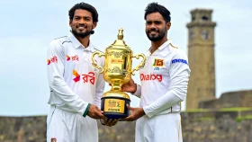 প্রথম টেস্টে শ্রীলঙ্কার বিপক্ষে টস জিতে ব্যাটিংয়ে বাংলাদেশ