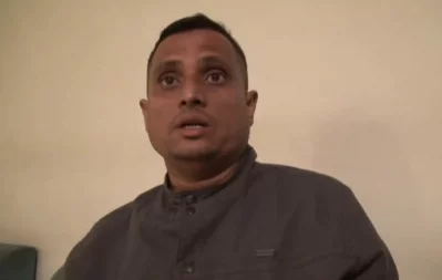 বেনাপোল এক্সপ্রেস ট্রেনে আগুন দেওয়া ঢাকা মহানগর দক্ষিণ যুবদলের সদস্য কাজী মোহাম্মদ মনসুর আলম। ইমেজ: একাত্তর